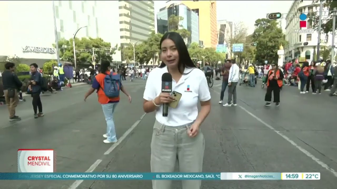 Comienza la marcha por el D&iacute;a Internacional contra la violencia hacia las mujeres en la CDMX
