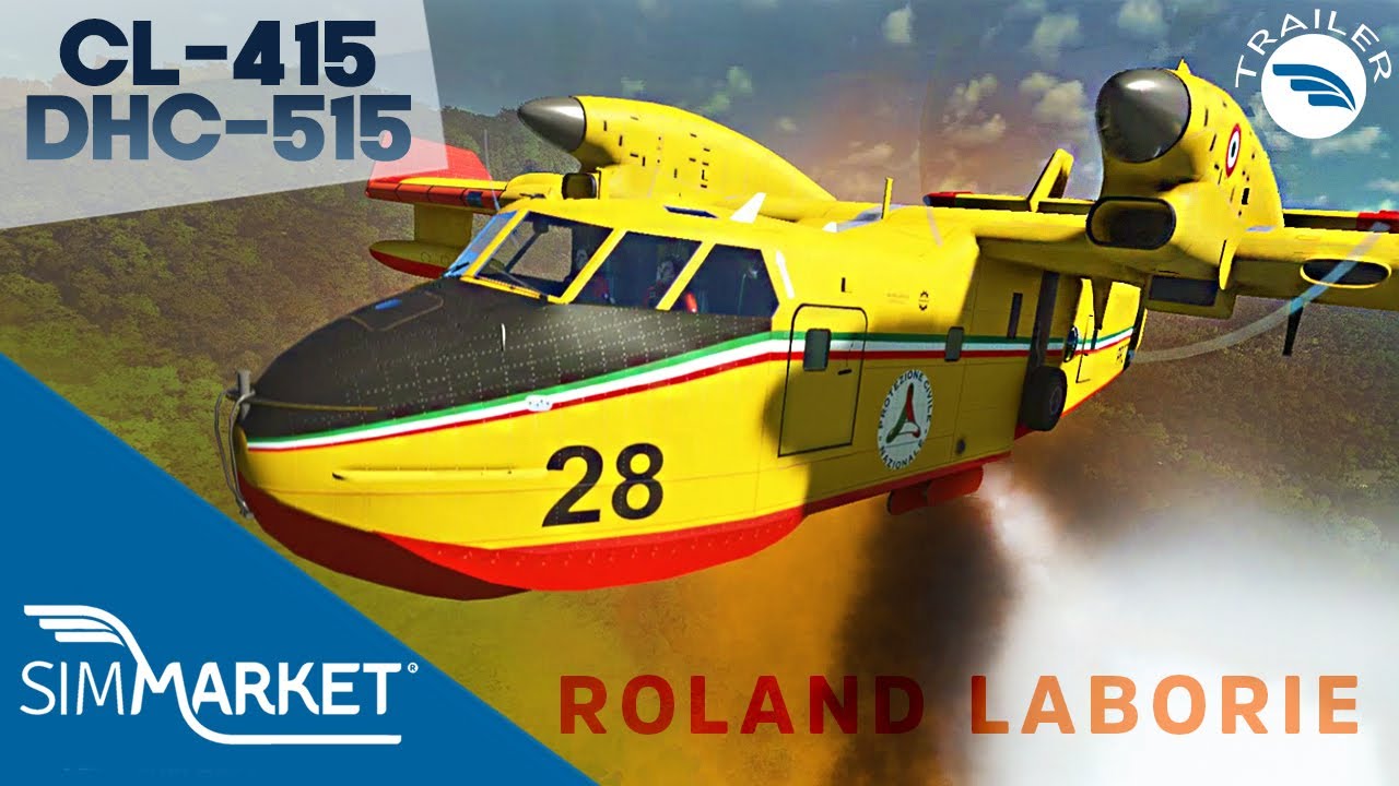 Firefighters CL-415 and DHC-515 for Microsoft Flight Simulator | SIMMARKET Roland Laborie | 4K