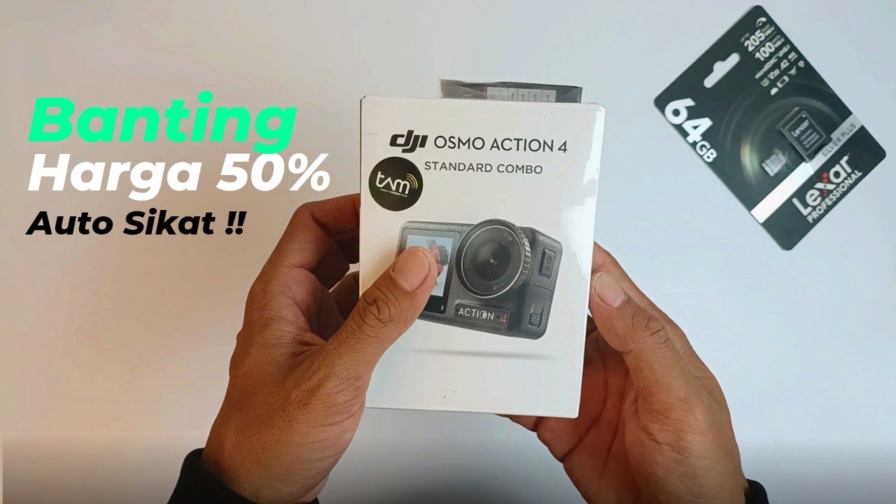 HOKI GAK NIH 😂 UNBOXING SANTAI DJI OSMO ACTION 4 INDONESIA🔥