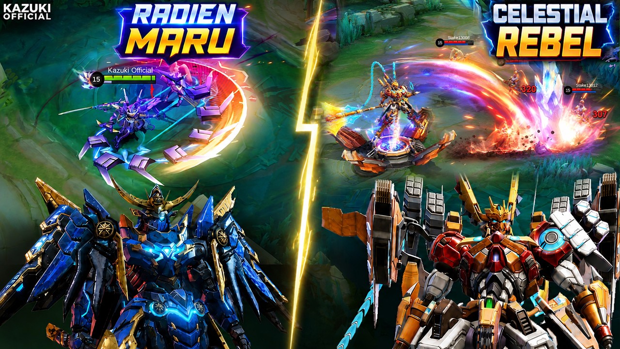 2 UPCOMING SKIN GAMEPLAY NEW TITAN COL. SKINS! ARGUS RAIDEN MARU & SUN CELESTIAL REBEL
