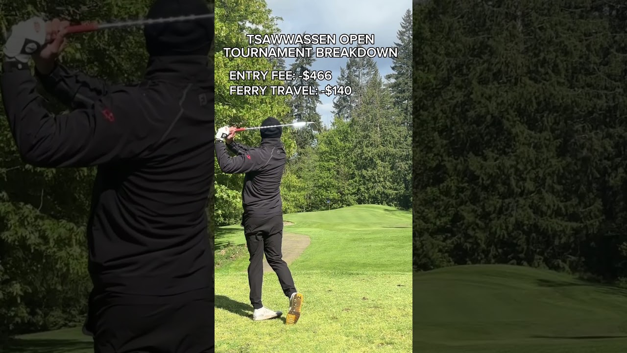Tsawwassen open tournament breakdown. #golf #shorts #golfyoutube #golfer