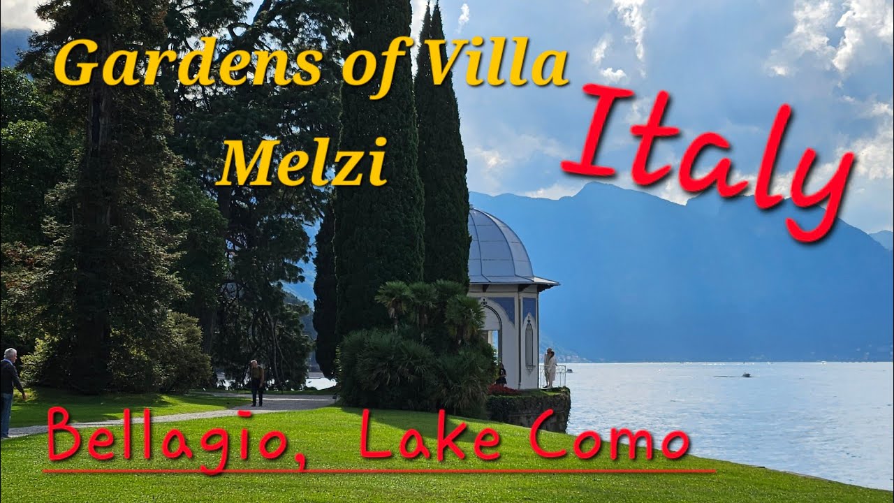 Villa Melzi Gardens. Bellagio,Italy. September,  2024.