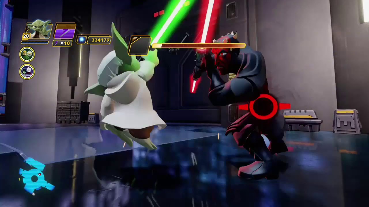 Disney infinity 3.0 | Master Yoda Vs Darth Maul in Mission Duel of Fates |