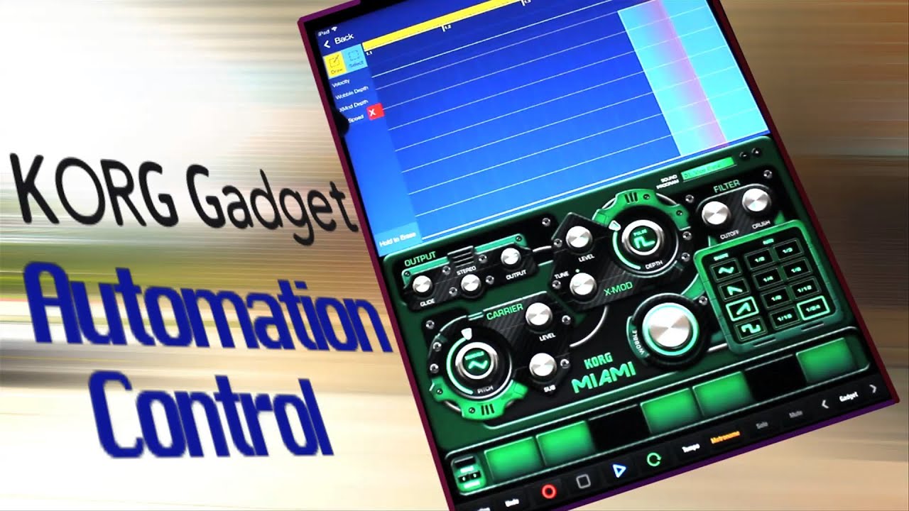 KORG Gadget Automation Control Tutorial