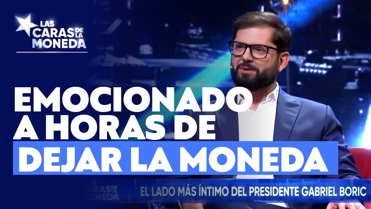 Gabriel Boric habla de a emoción antes de dejar la Moneda, de su pareja e hija l Canal 13