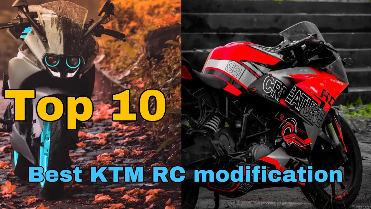 Top 10 best modified KTM RC || Bike Modification || MOTOWRAPS