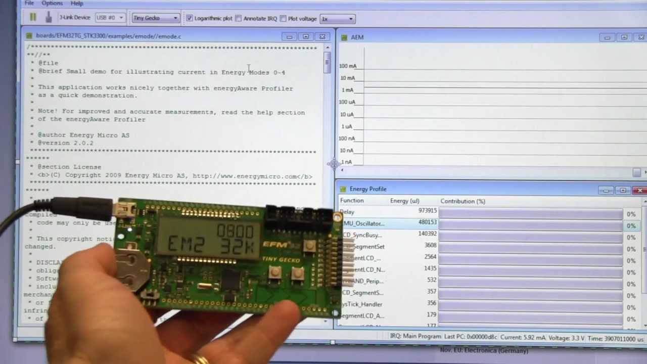 EEVblog #269 - Energy Micro Tiny Gecko