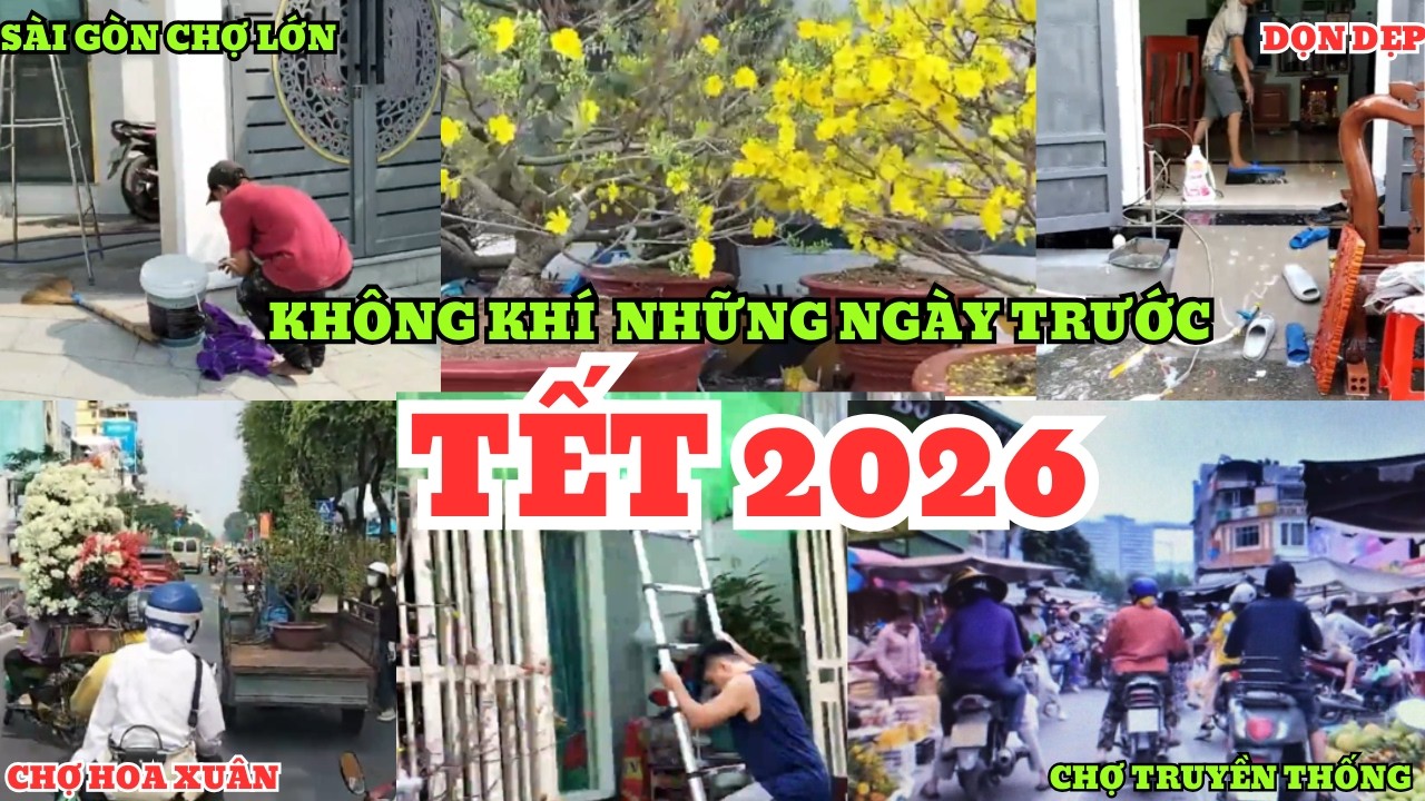 Không Khí Trước TẾT 2026 : Gói bánh tét , chợ hoa xuân , dọn dẹp nhà ...🧧💖 by ViVi  Ngọc& UyênTrịnh