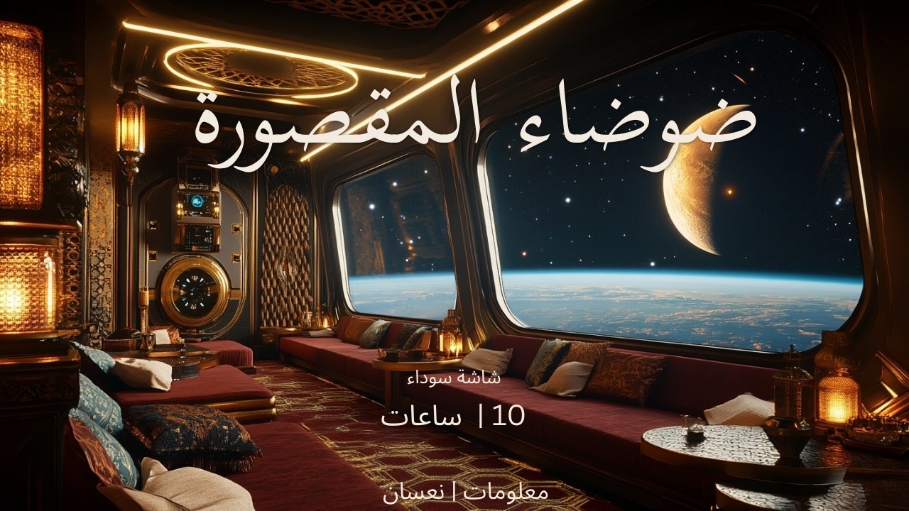 ضجيج المقصورة | شاشة سوداء | ١٠ ساعات للنوم العميق والتركيز