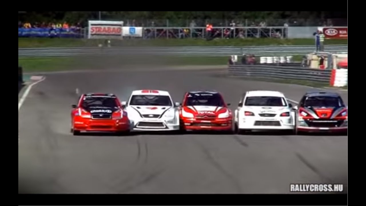 European Rallycross action Melk, Austria