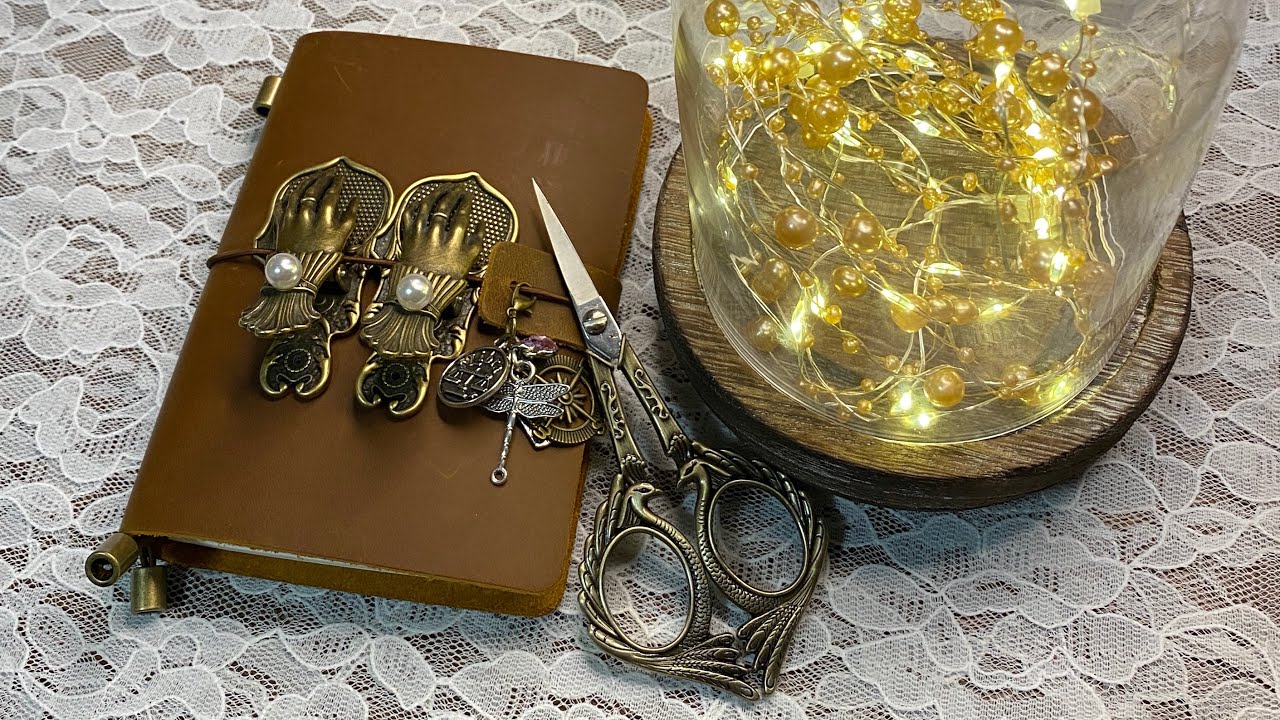 ASMR | black & white vintage journal spread | vintage journaling #24