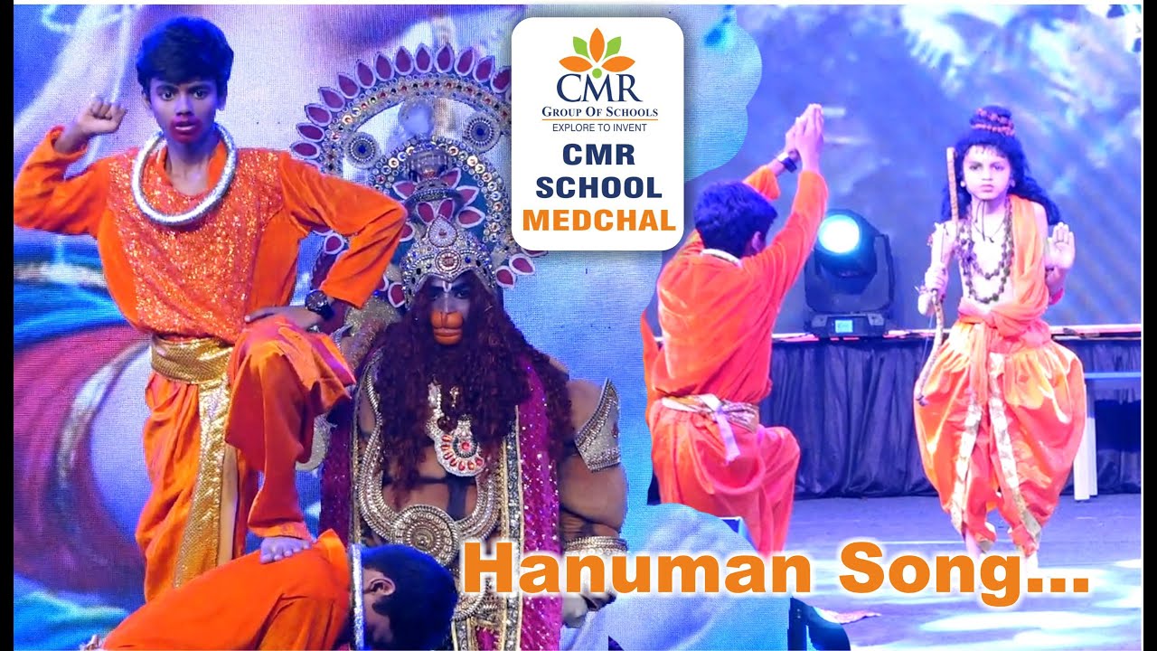 Hanuman Song...by Grade 7;8 boys || CMR School Medchal  || Annual Day Celebrations