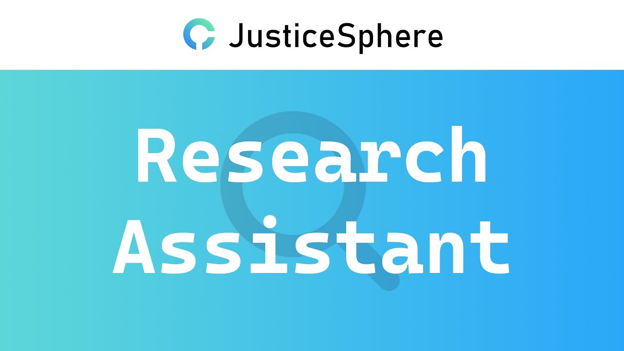 JusticeSphere Tutorial &ndash; Research Assistant for Faster Legal Insights