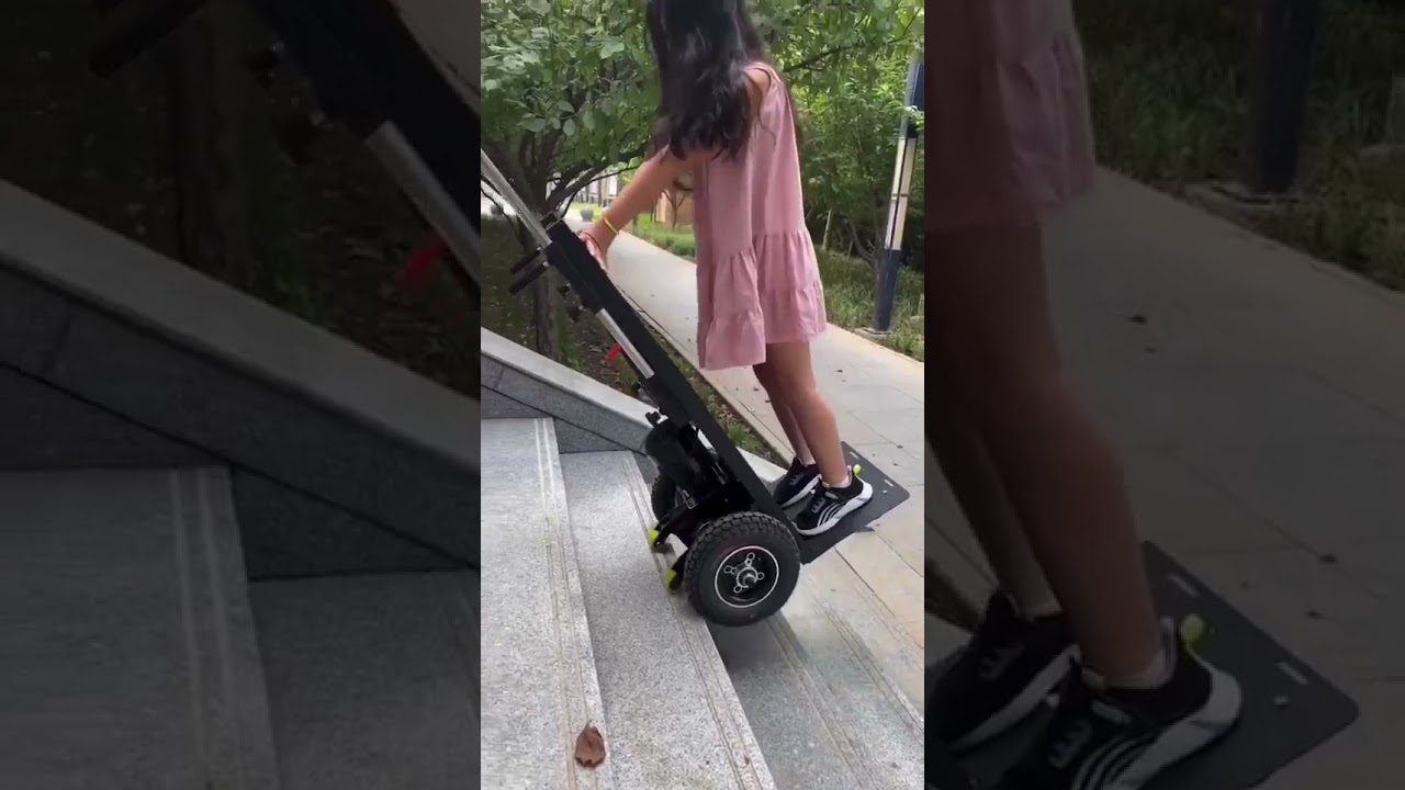 Innovative stair climbing trolley 👌