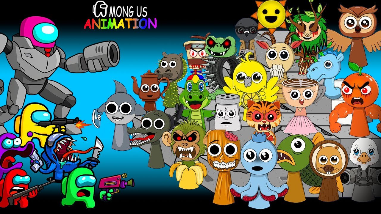 Among US vs Italian Brainrot Animals | AMONG US ANIMATION