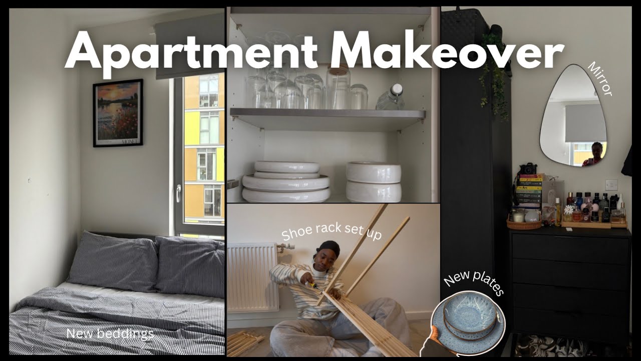 Apartment Makeover | Shopping For My New London Apartment | Home Set Up | Life In London #calmvlog
