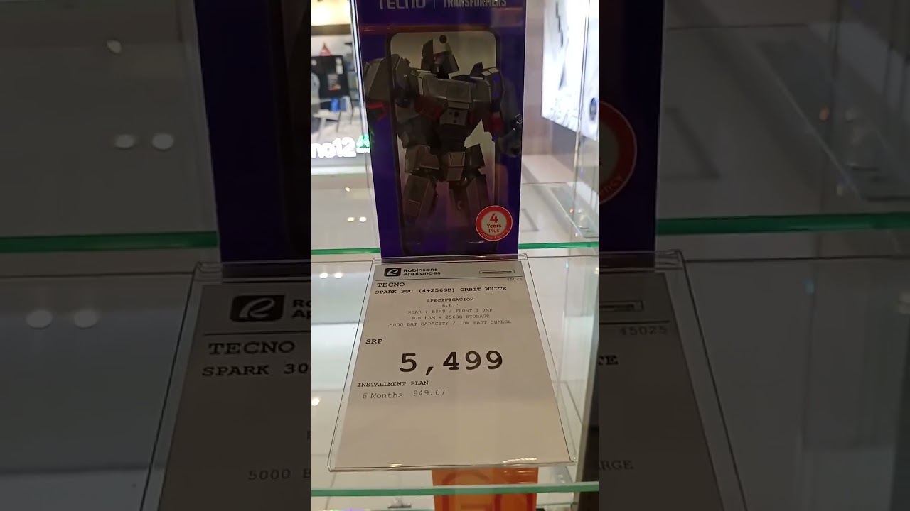 Transformers Techno SPARK 30C Price in Philippines