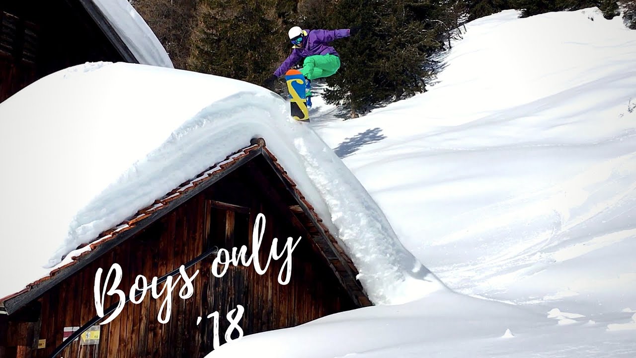 Boys only `18 - Dave und die Anderen - Snowboarding Arosa / Lenzerheide