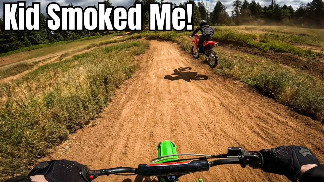 SSR 125 On Pit Bike Track