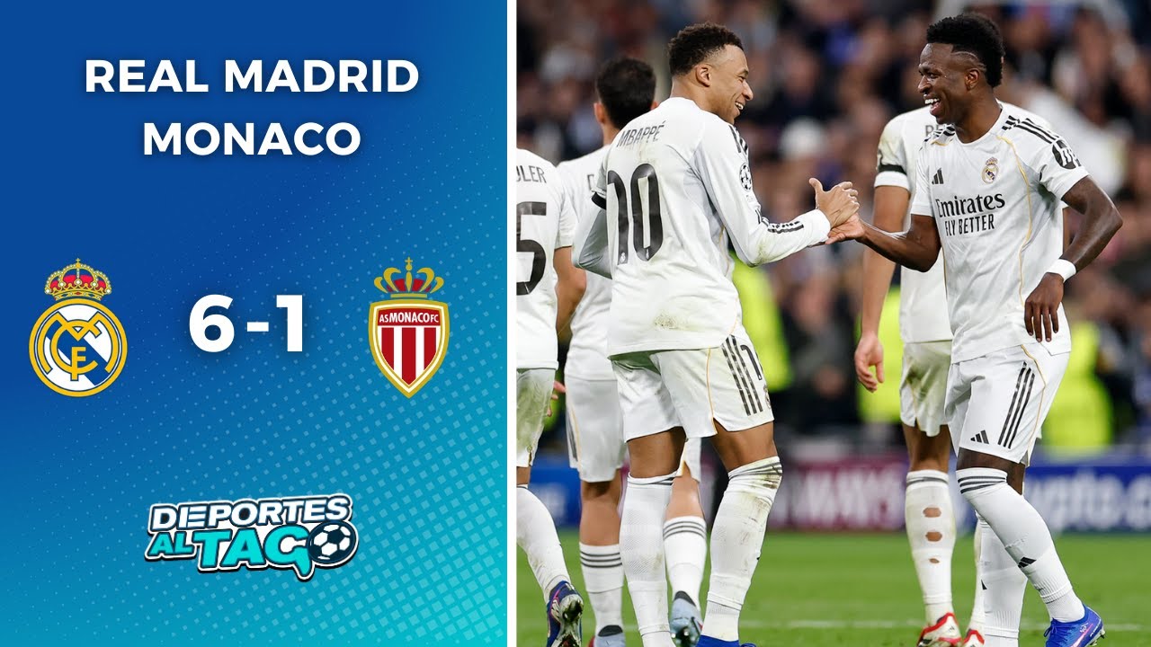 ⚽ REAL MADRID 🆚 MÓNACO EN VIVO CHAMPIONS LEAGUE - JORNADA 7 ✅
