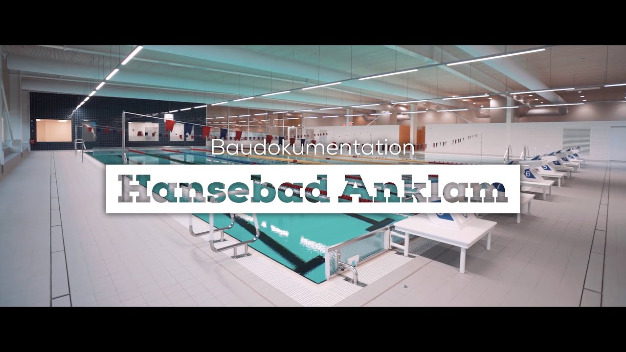 Hansebad Anklam - Baudoku & Zeitrafferfilm Schwimmhalle Anklam