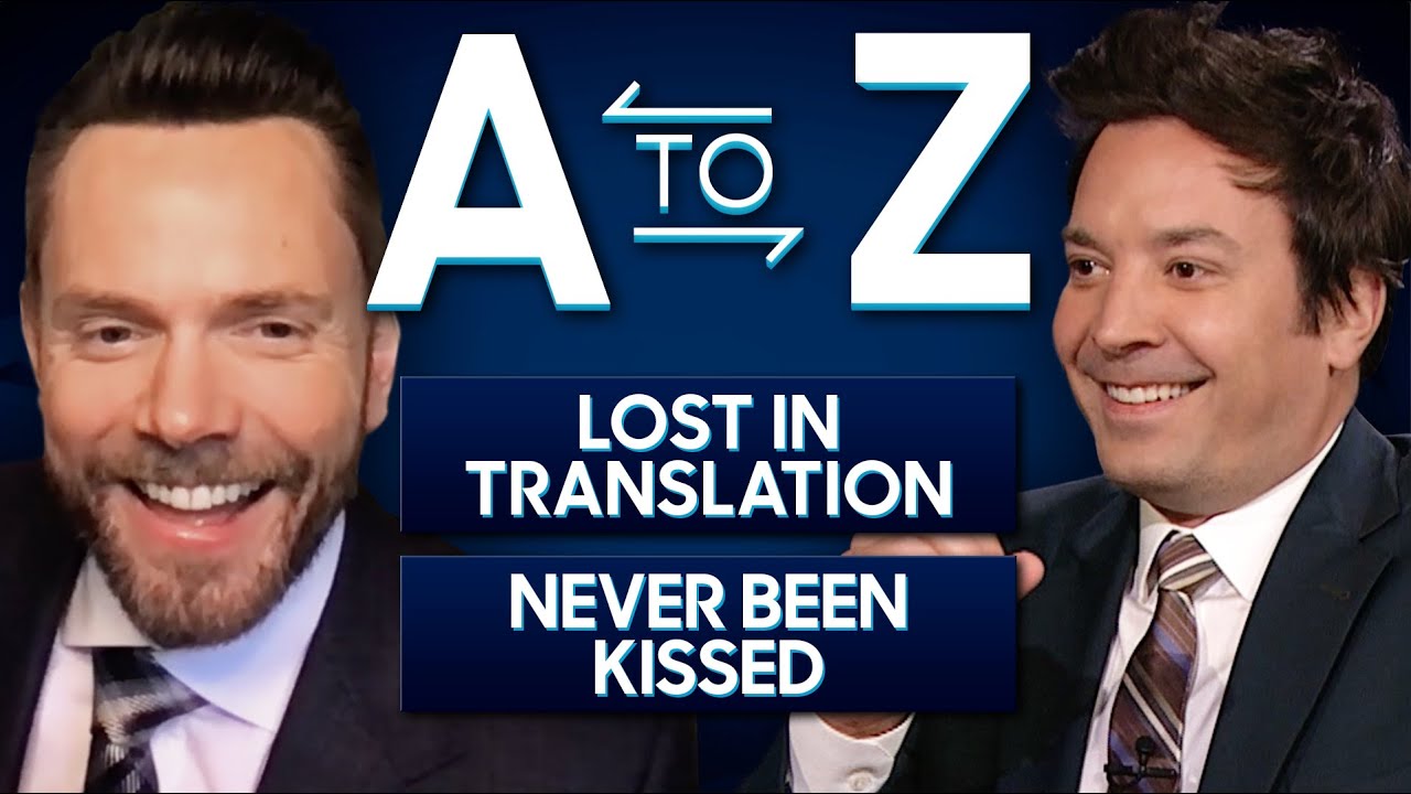 A-to-Z with Joel McHale | The Tonight Show Starring Jimmy Fallon
