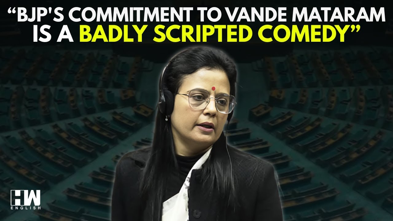 'The Sangh Parivaar Do Not Sing Vande Mataram': TMC MP Mahua Moitra's Sharp Attack At BJP |Lok Sabha