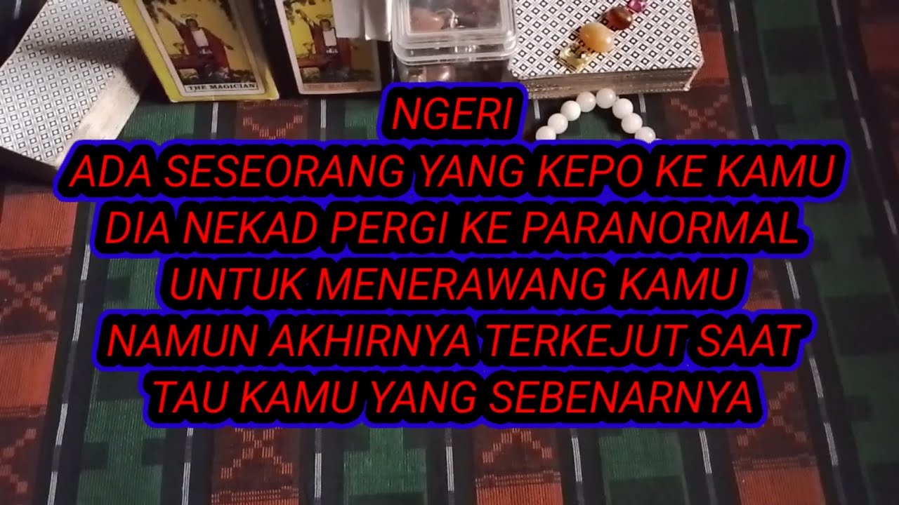 Ngeri!! ADA SESEORANG YANG KEPO KE KAMU DIA NEKAD PERGI KE PARANORMAL UNTUK MENERAWANG KAMU 