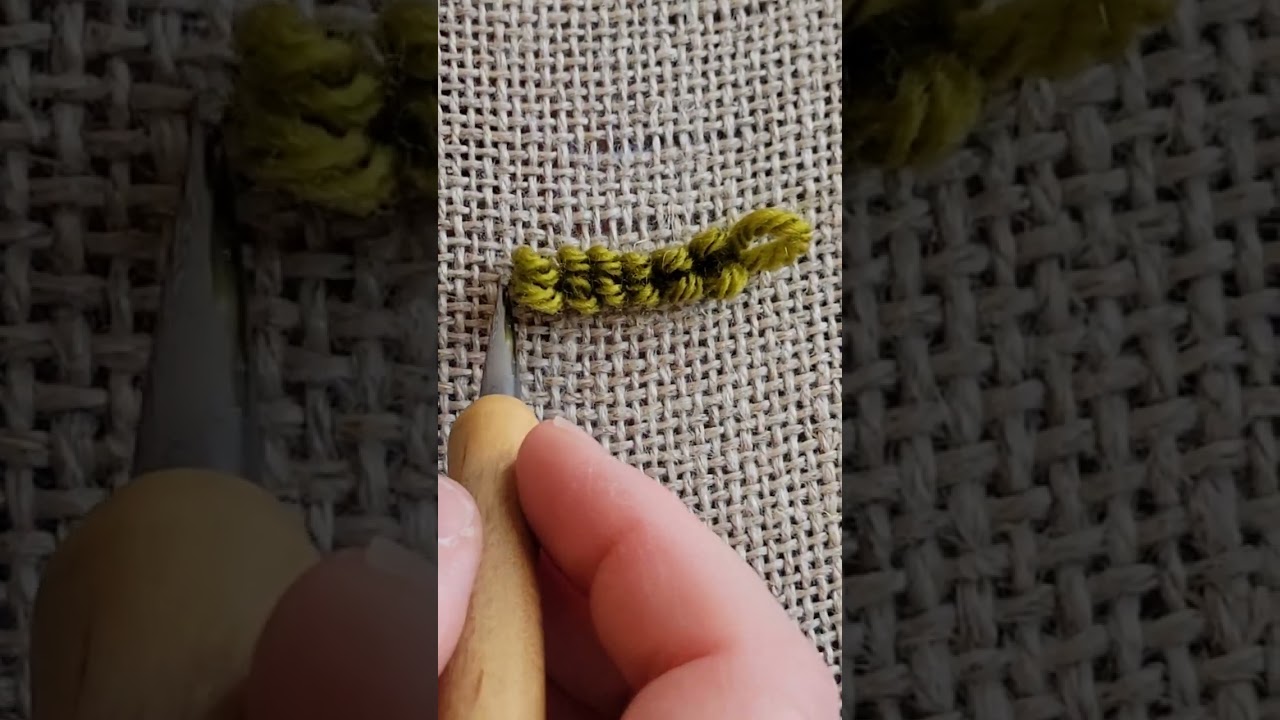 How to keep your previous loops from pulling out as you pull the next one.