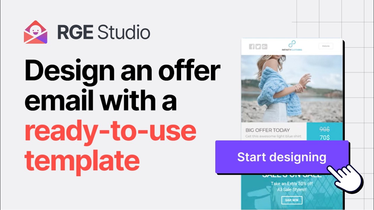 How to design an offer email starting from a ready to use template