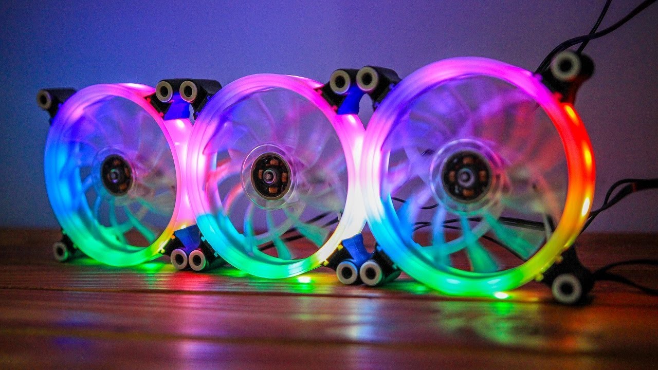 Best Budget RGB Fans For A Gaming PC! -- CloverTale RGB Fans Review