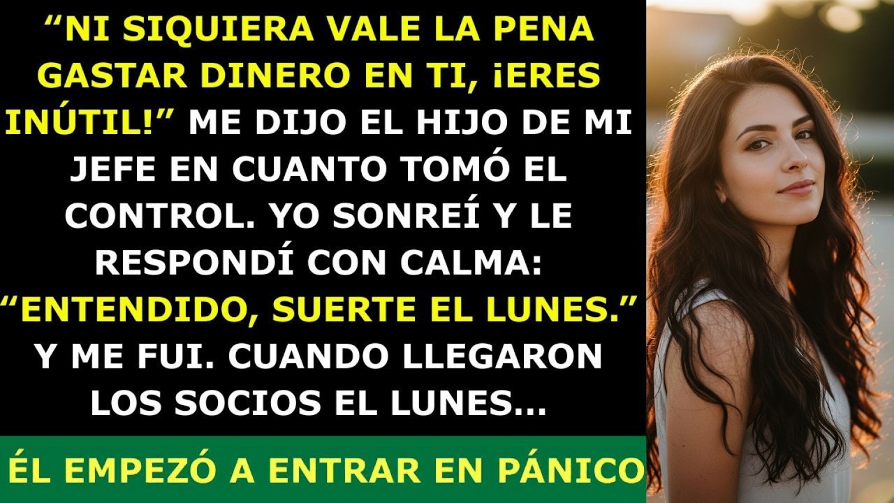 ' Me Despidió el Hijo de Mi Jefe Por “Inútil” — Pero No Sabía lo Importante Que Yo Era… 🔥
