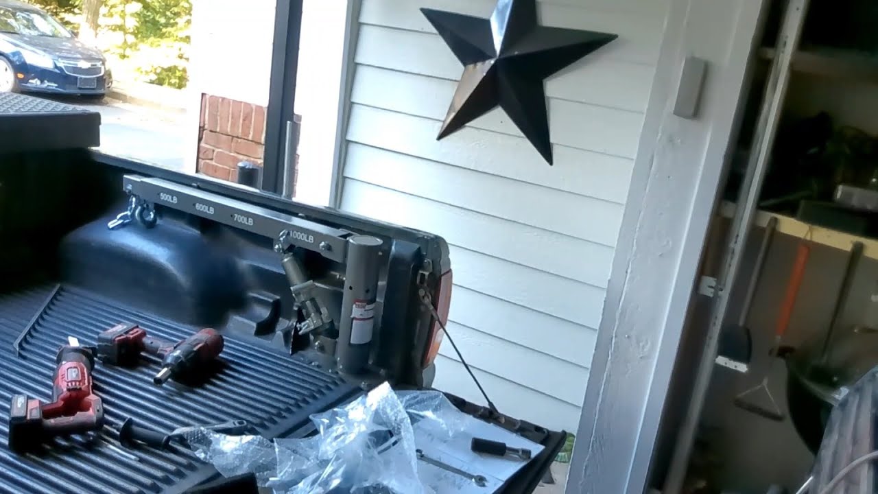 Ford Ranger bed crane
