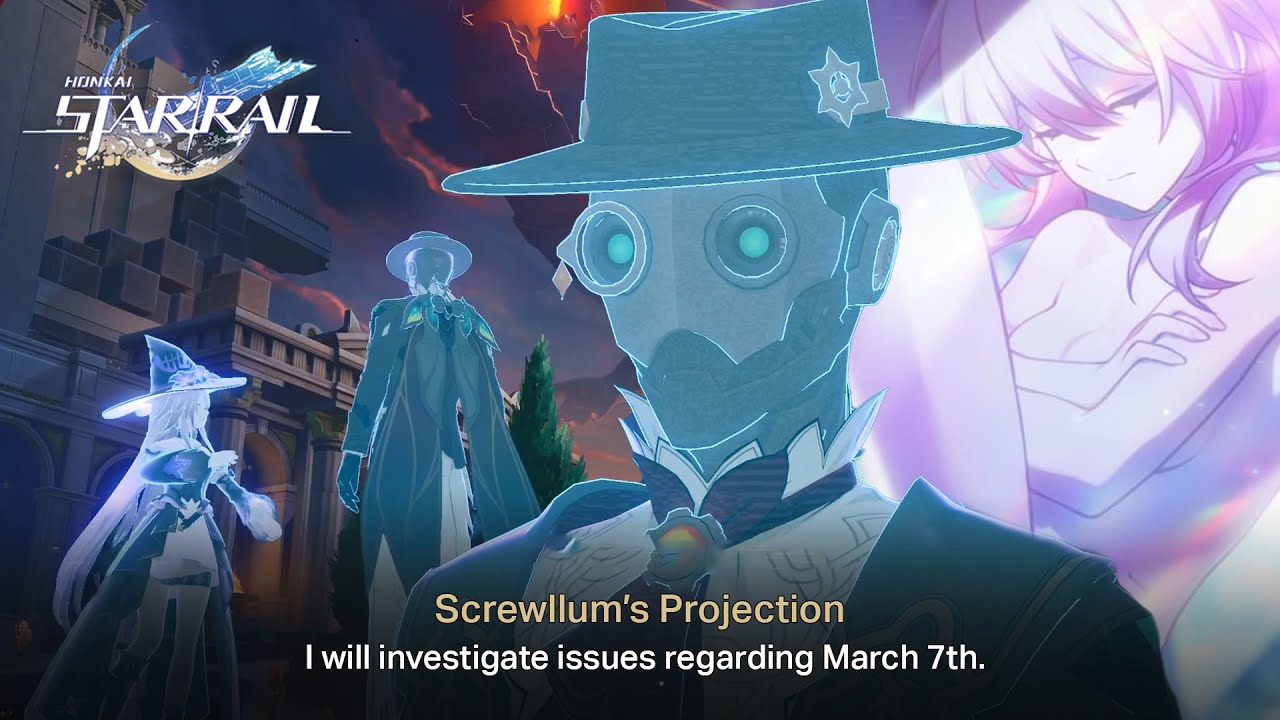 Madam Herta and Screwlum Observing Amphoreus and March 7th's Condition - Honkai: Star Rail 3.3