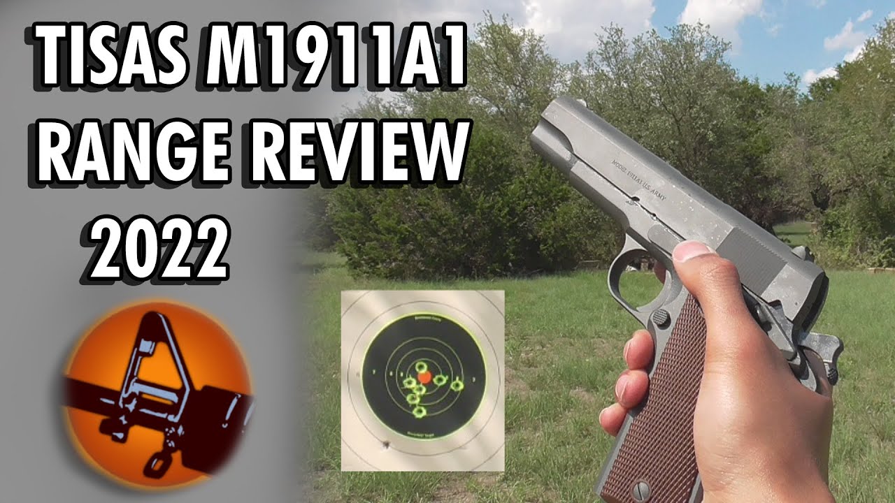 Tisas M1911A1 US Army Range Review, SDS Imports 1911 (Subtitles & Chapters Available)