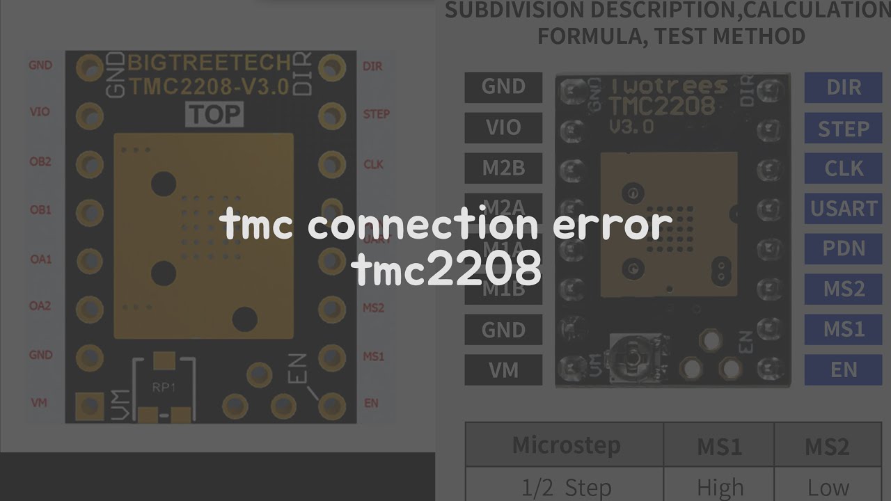 [BTT SKR v1.4] Tmc Connection Error