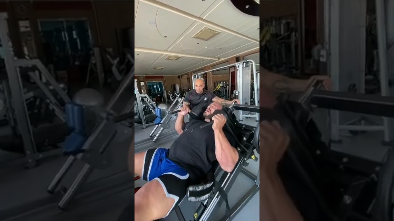 Big Ramy Legs workout with Dennis James