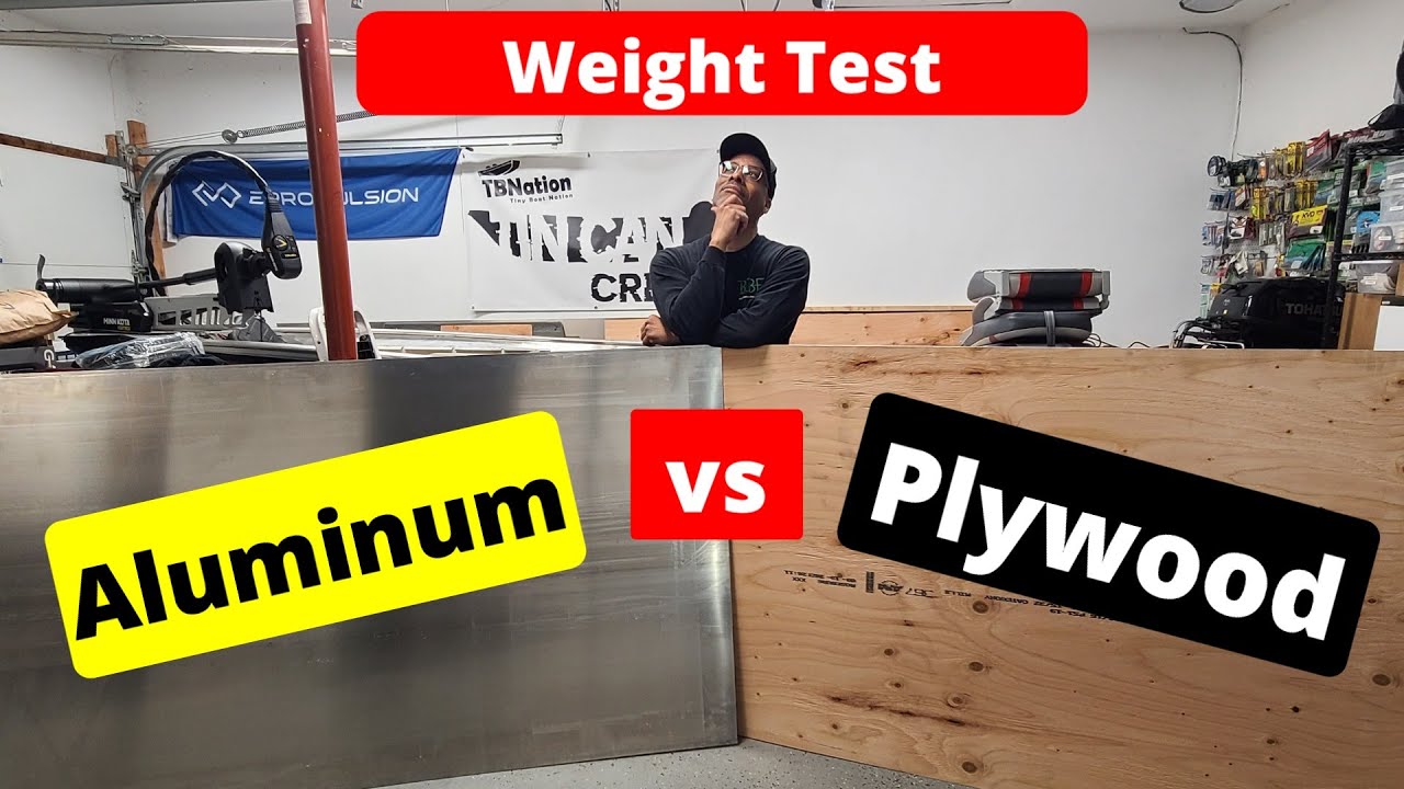 Does aluminum really weight less than wood for your boat?