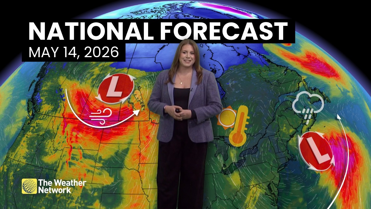 Национальный прогноз погоды в Канаде &mdash; 15 мая 2026 г. | #WeatherAM