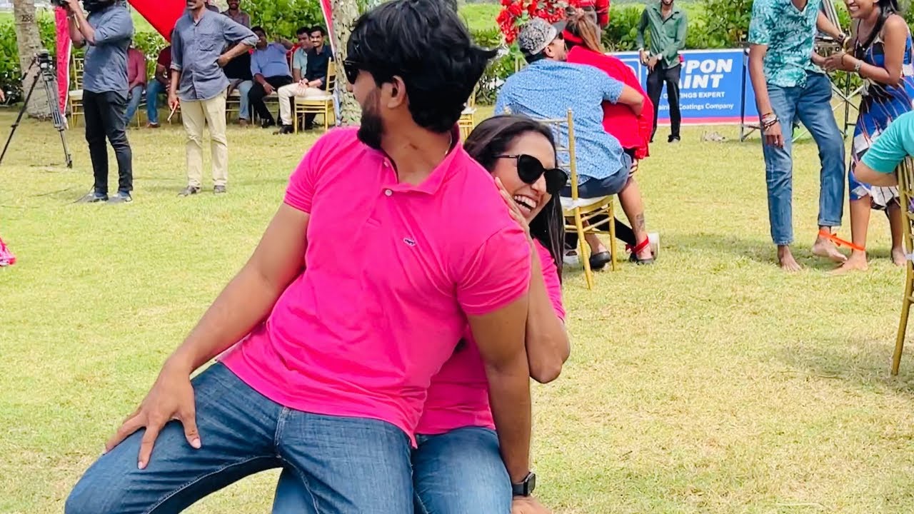 Valentine සෙල්ලම් 🤪 කාගෙ කාගෙත් හොර මාට්ටු😱🤣|Sangeeth Dini Vlogs| Sangeeth & Dinithi