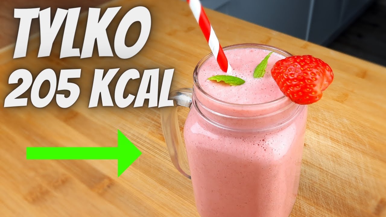 ZDROWY KOKTAJL NA REDUKCJĘ O SMAKU TRUSKAWKOWYM 🍓 | Nutka Smaku
