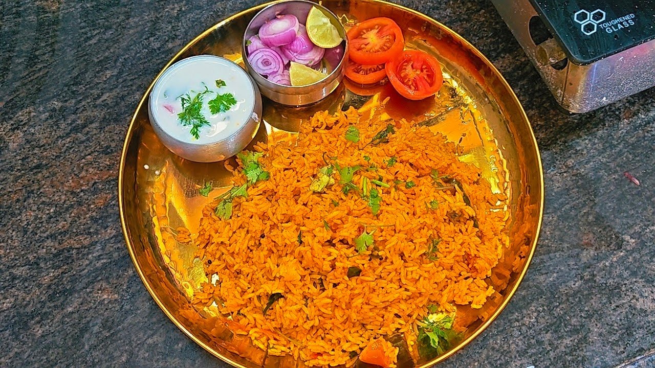 Spicy and tasty tomato rice recipe 