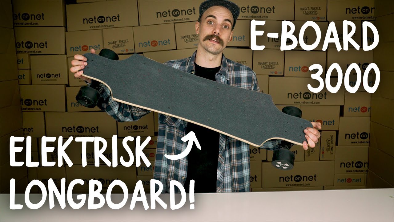 Vi testar en elektrisk longboard med en hastighet upp till 25km/h - Andersson E-Board 3000
