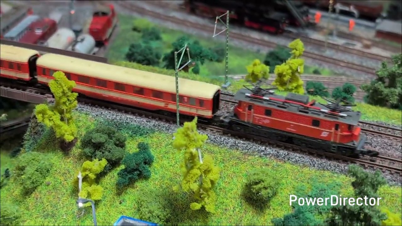 Märklin Anlage Spur Z digital ÖBB1245 #märklin #modelleisenbahn #modeltrains 