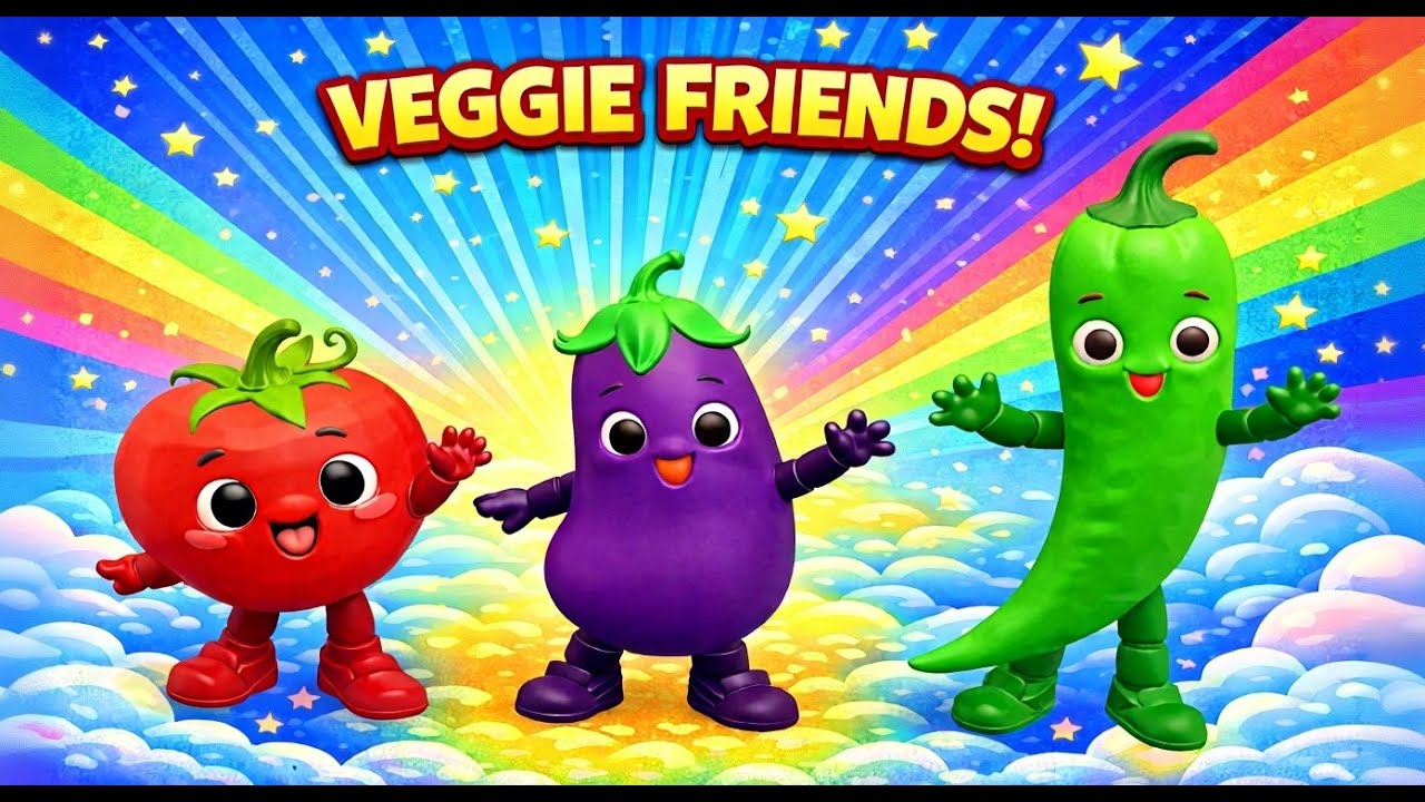 Learning Vegetables - Tomato, Pepper and Eggplant