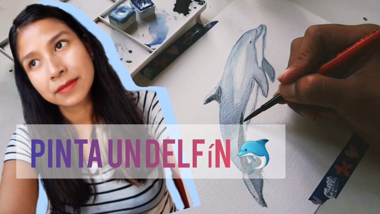 DELFIN con ACUARELAS | Laura Verónica