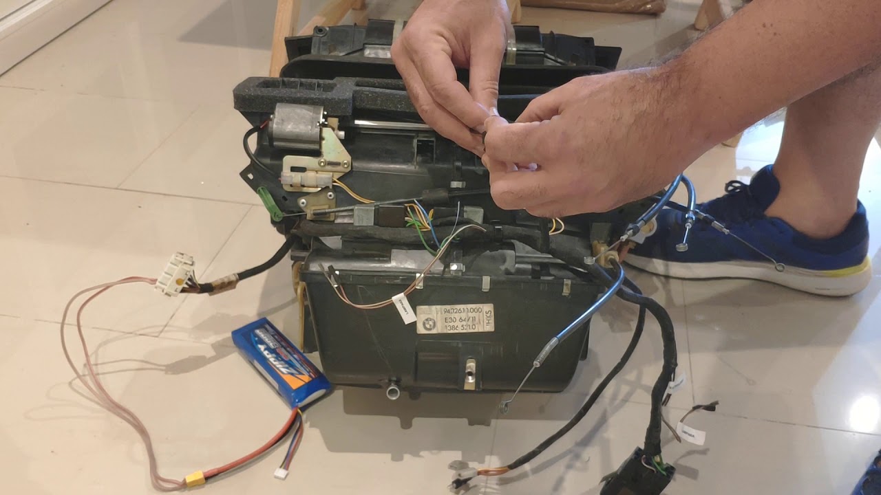 Testing restored BMW E30 heater/ac box