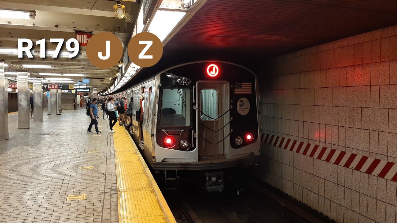 MTA NYC Subway: R179 J and Z train action