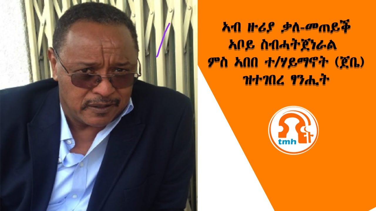 ኣብ ዙሪያ ቃለመጠይቕ ኣቦይ ስብሓት ምስ ጀነራል ኣበበ ተ/ሃይማኖት (ጀቤ) ዝተገበረ  ፃንሒት - TMH | 020524