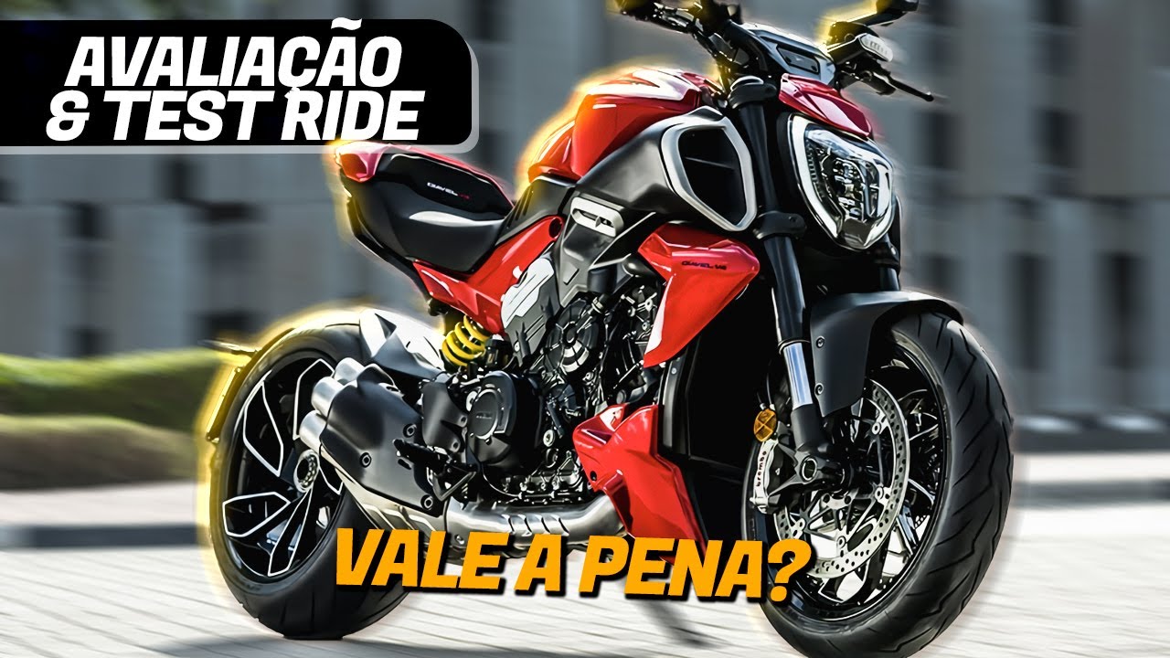 Teste DUCATI DIAVEL V4😱 Detalhes dessa Moto Esportiva, Pontos Positivos e Negativos e minha Opinião!